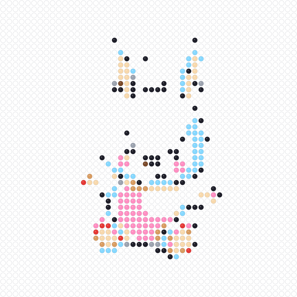 Cute Cartoon Bunny 48 x 48 bead preview