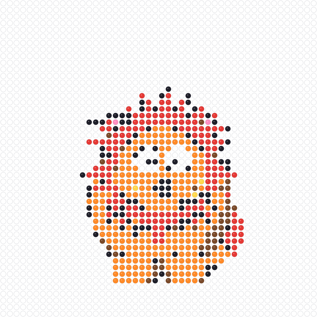 Lion Cartoon 48 x 48 bead preview