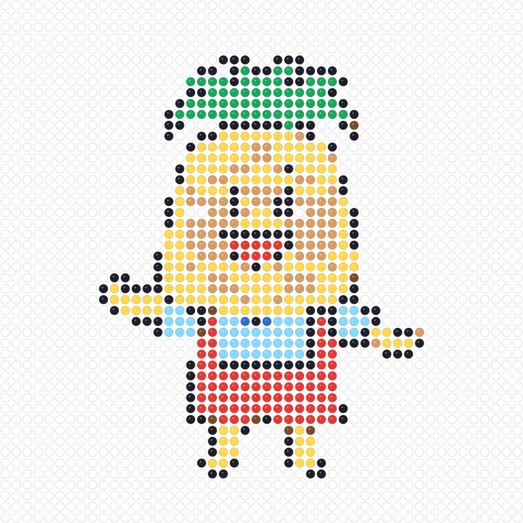 Pineapple Head 48 x 48 bead preview