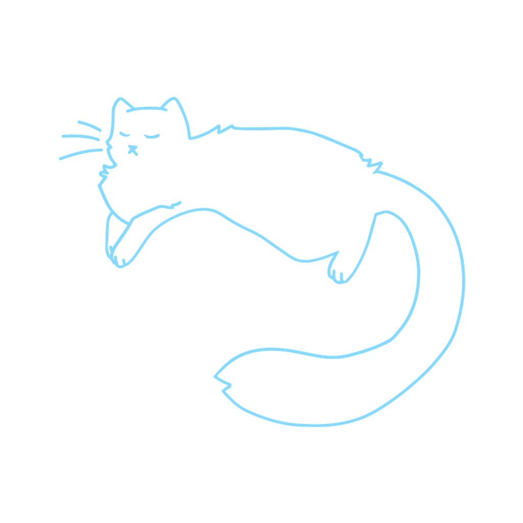Cute Sleeping Cat original preview